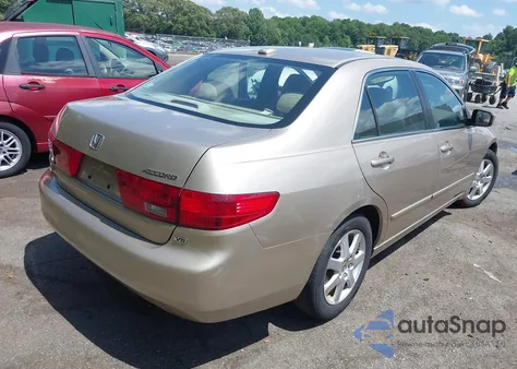 2005 Honda Accord 3.0 Ex из США, поврежденный, VIN 1HGCM66575A023687